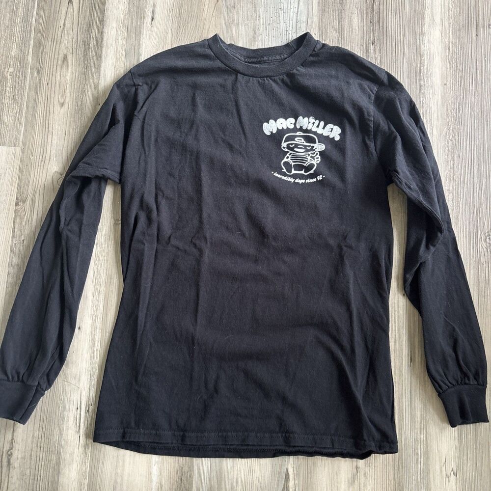 Mac Miller - “Incredibly Dope Since ‘92 - Thumbs Up” Black Long Sleeved Size S